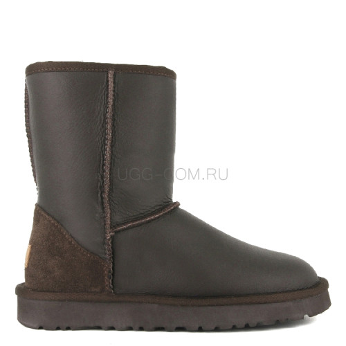 MENS Classic Short Metallic Chocolate
