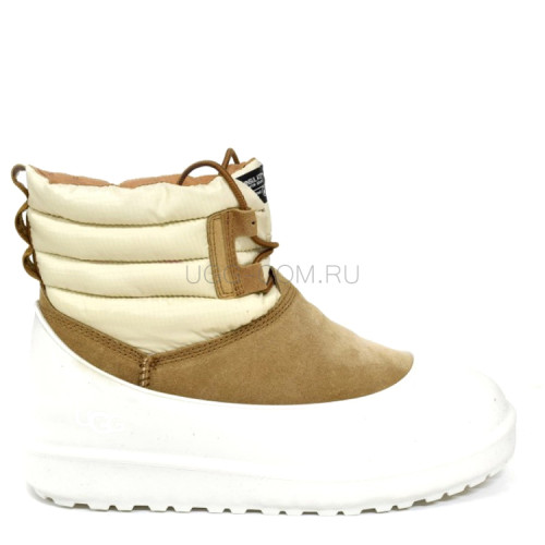 Mens Classic Mini Lace-Up Weather White Chestnut