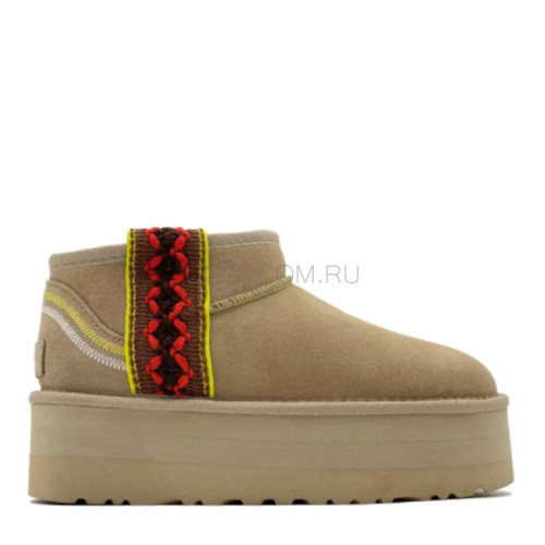 Classic Ultra Mini Braid Platform Sand