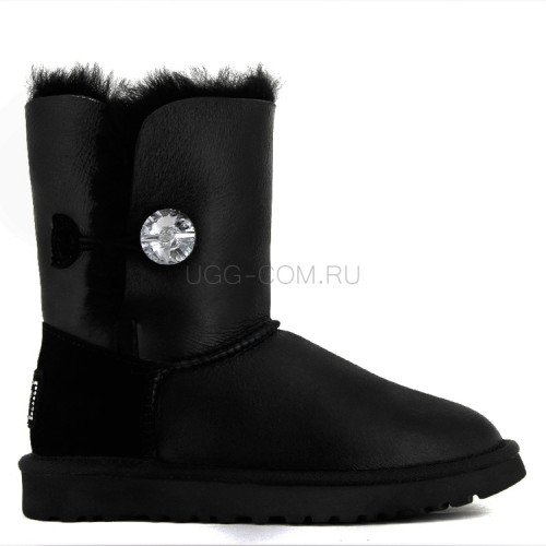 Bailey Button Bling Metallic Black