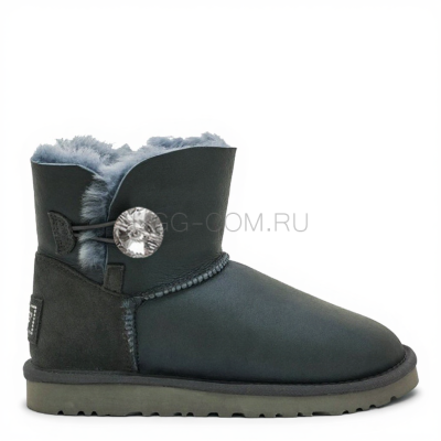Bailey Button Mini Bling Metallic Grey