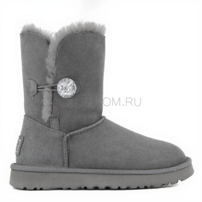 Bailey Button Bling Grey