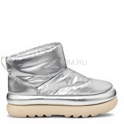 Classic Maxi Metallic Silver Mini