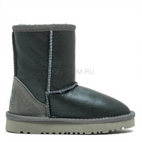 Kids Classic Short Metallic Grey