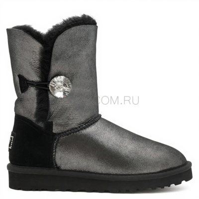 Bailey Button Bling Glitter Black