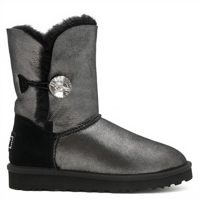Bailey Button Bling Glitter Black