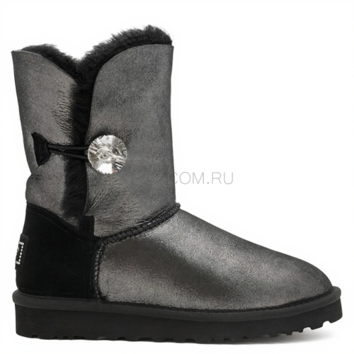 Bailey Button Bling Glitter Black